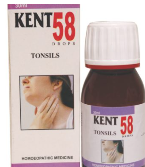 Kent 58 Drops for Enlarged Tonsils