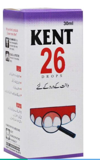 Kent 26 Drops for Toothache